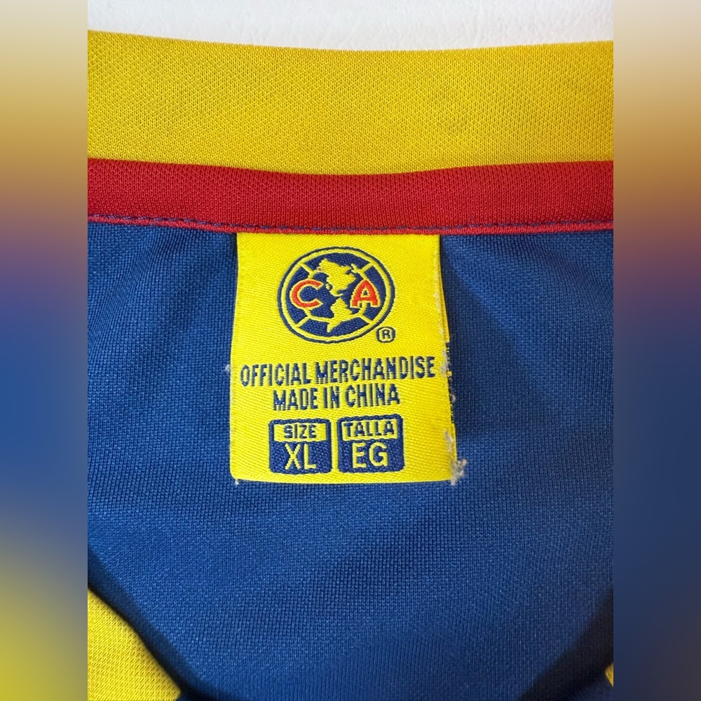 CA CLUB AMERICA Mexican Futbol Soccer FMF blokecore XL Jersey (bin K) - Picture 2 of 10